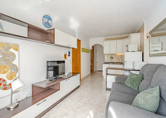 Playa De Americas El Dorado Con Vistas Directas Piscina Apartament