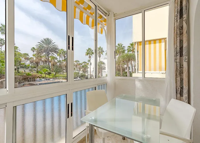 Playa De Americas El Dorado Con Vistas Directas Piscina Daire Playa de las Américas