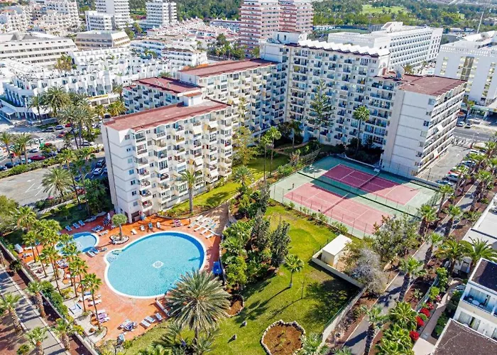 Playa De Americas El Dorado Con Vistas Directas Piscina Daire *
